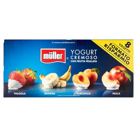 Yogurt Cremoso con Frutta Frullata, 1 kg